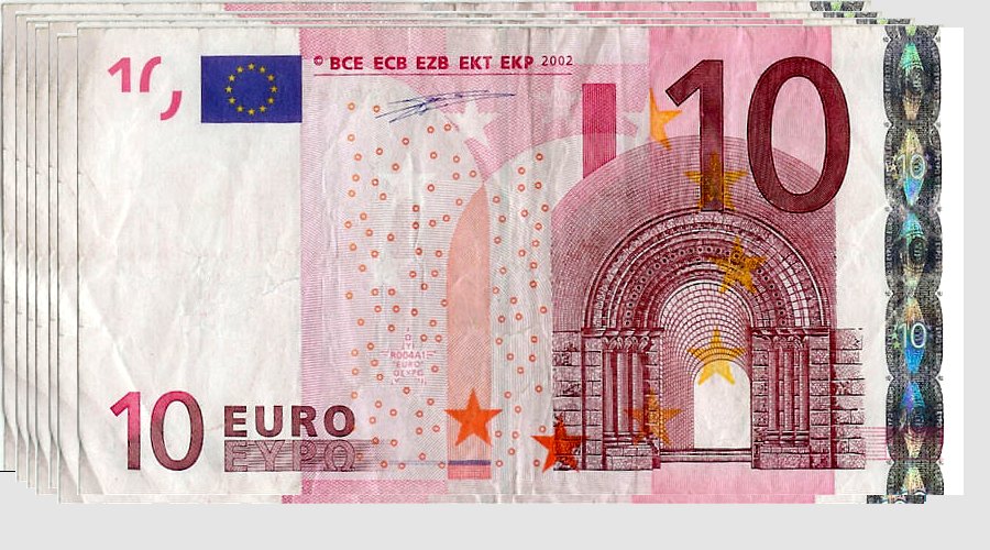 tien euro biljetten