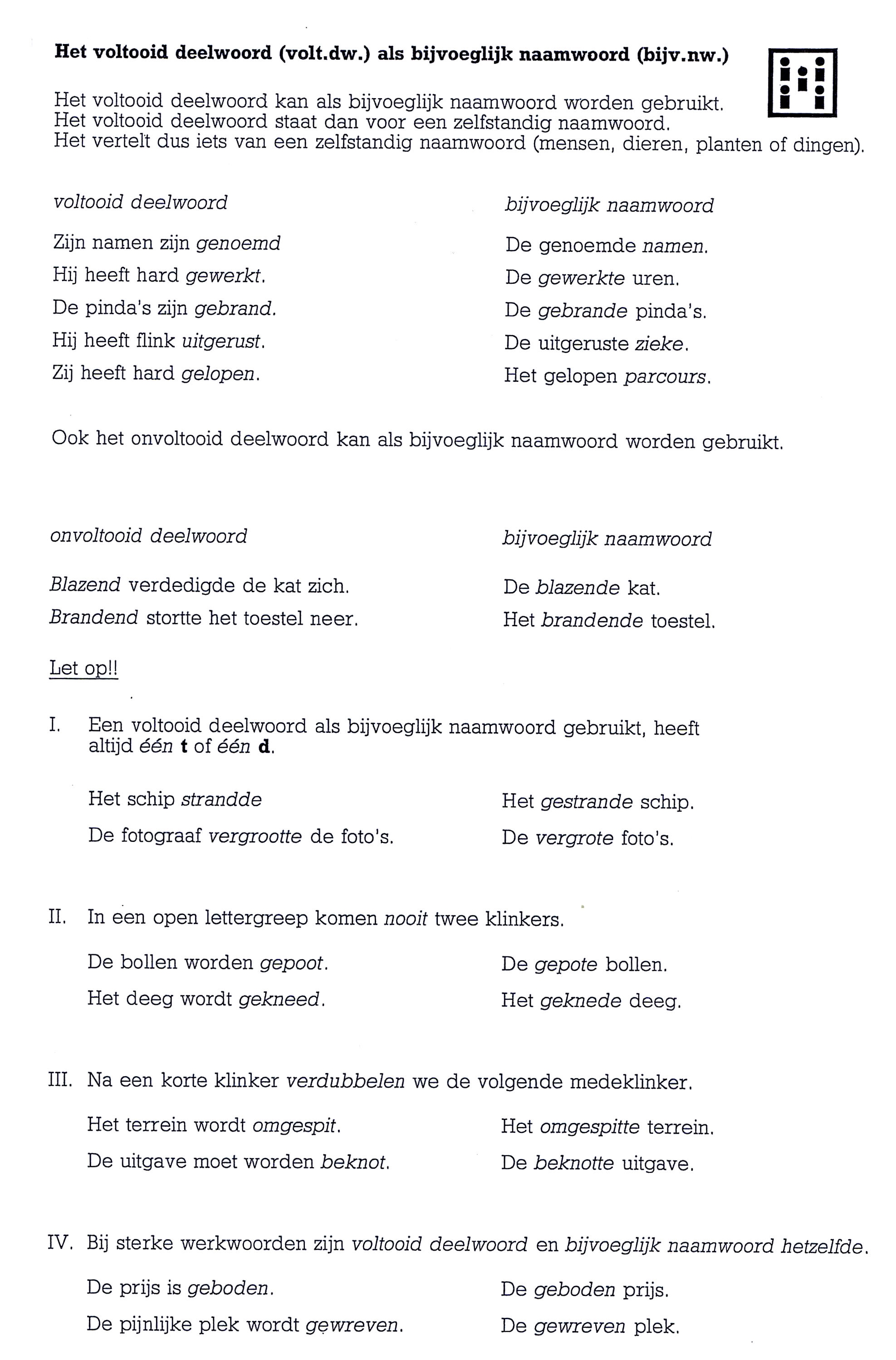 Oefenen werkwoordspelling 22